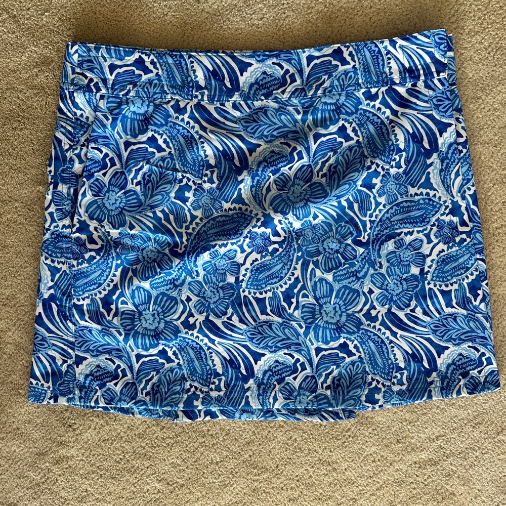 RipSkirt Blue and White Floral Skirt